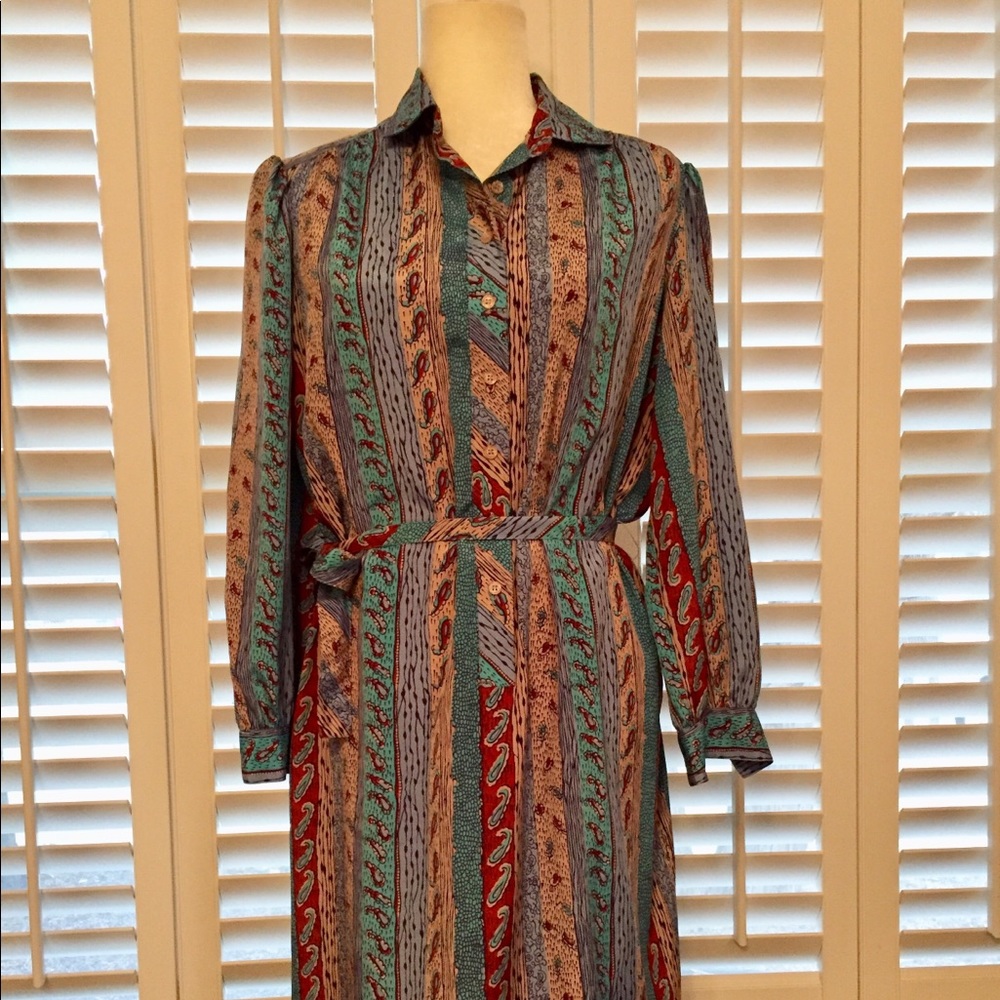 Schader Sport petites size 16 Print Dress - Picture 10 of 14